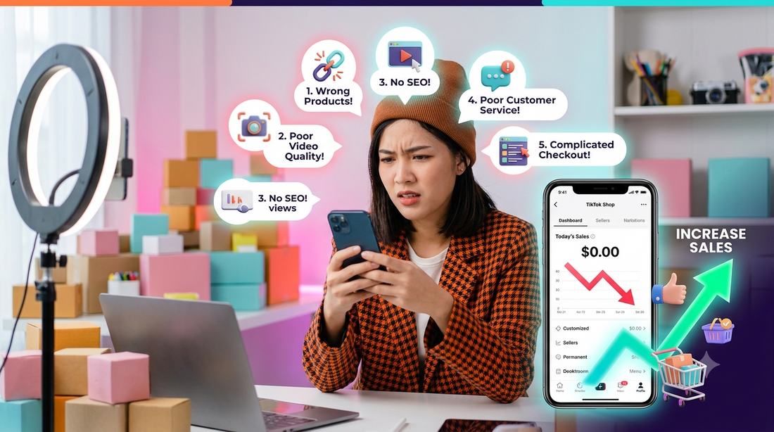 Why Isn't My TikTok Shop Making Money? 5 Common Mistakes (And How to Fix Them)